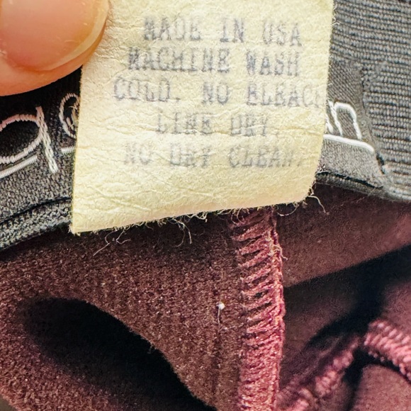 Equestrian Leggings Womens XLarge Brown Ribbed Stretchy High Rise Pull On Skinny - Picture 6 of 7